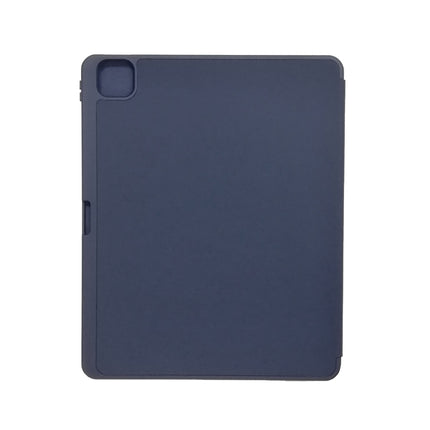 iPad Pro 12.9インチ 第3世代～第6世代/ iPad Air 13インチ M2/M3/M4 用 Apple Pencil収納可能ケース ネイビーブルー [iPad129-2021ApenCASE-NB]