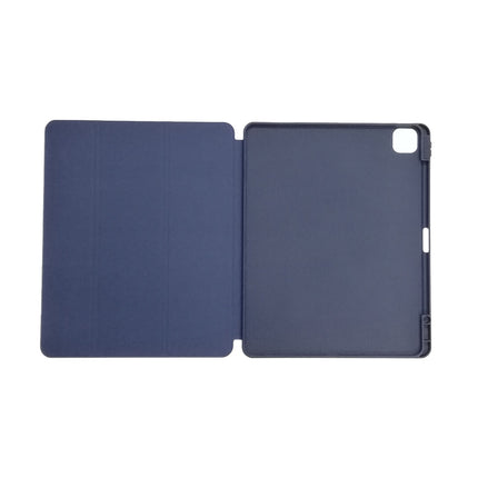 iPad Pro 12.9インチ 第3世代～第6世代/ iPad Air 13インチ M2/M3/M4 用 Apple Pencil収納可能ケース ネイビーブルー [iPad129-2021ApenCASE-NB]