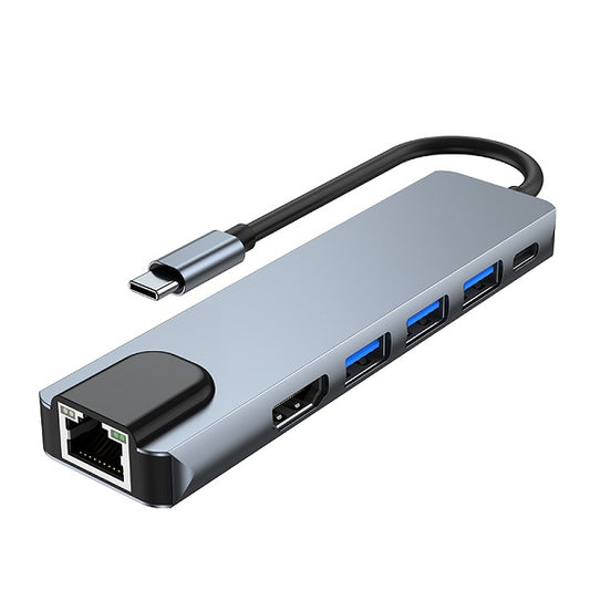 Lazos USB3.0 TypeCハブ 6in1 L-CHU6