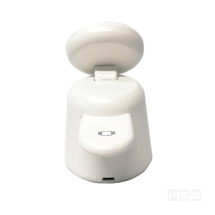 ワイヤレス充電器 マグネット式 スマホ＆ウォッチ ホワイト [L-SWYMGWS-WH]