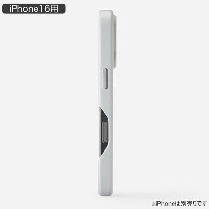 MOFT iPhone16 対応 MOVAS レザーケース ミスティーグレー ストラップ版 [MD020-1-i16-MCGY]