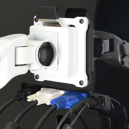 モニターアームVESA75mm専用プレート ホワイト [CGMA-OP2WH]