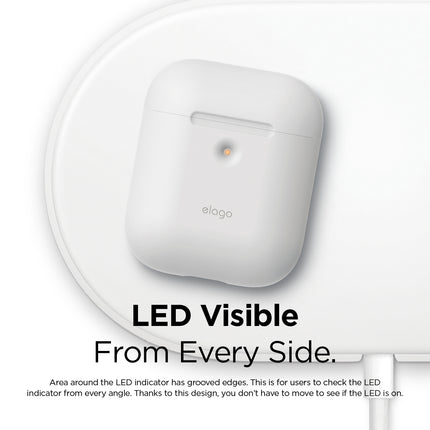 【処分特価セール】AIRPODS CASE for AirPods 2nd Generation Wireless Charging Case for AirPods 2nd Wireless (White) [EAP2SC-WH]