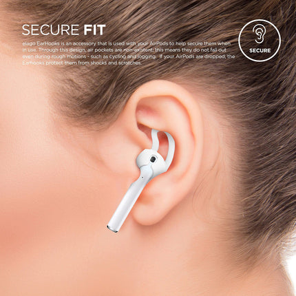 【処分特価セール】elago AirPods Ear Pads for AirPods White EL_APDCSSCED_WH [EAP-PAD-WH]