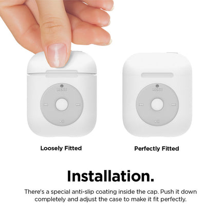 【処分特価セール】AW6 Airpods Case for AirPods 1 & 2 White [EAW6-BA-WH]